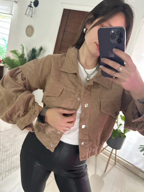 CAMISA EN PANA BEIGE CAMISA EN PANA