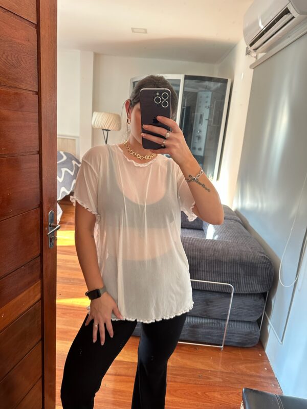 BLUSA MICRO TUL LARGA